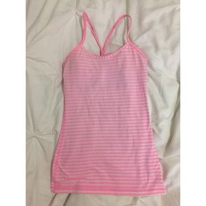 Lululemon power Y tank with built in bra pads